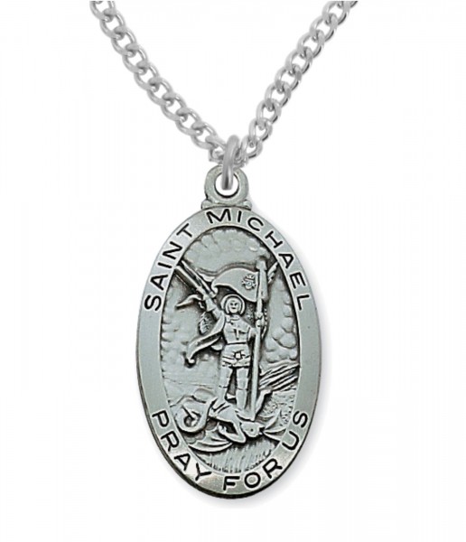 Men's St. Michael Medal - Pewter