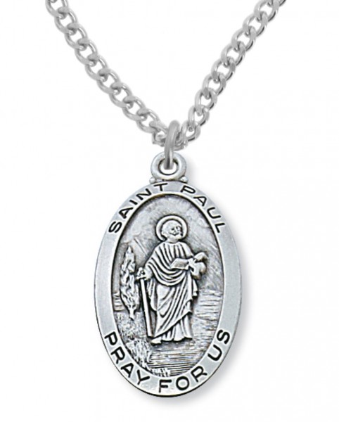 Men's St. Paul Medal Sterling Silver - Silver