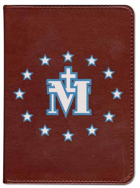 Micaculous Medal Catholic Bible - Burgundy