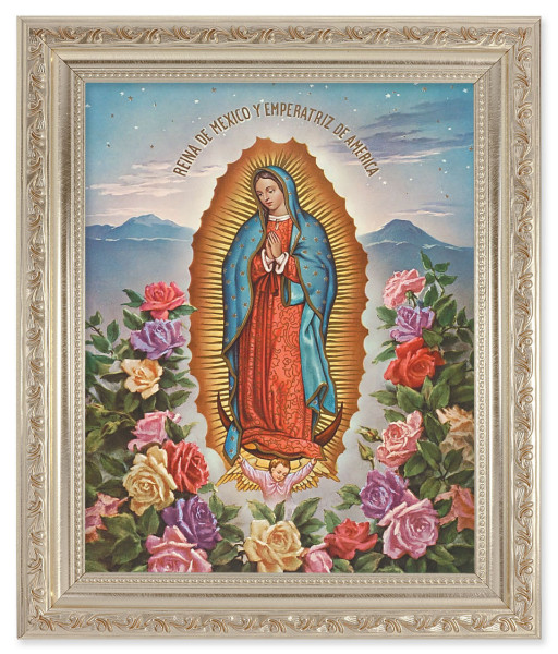 Our Lady of Guadalupe 8x10 Framed Print Under Glass - #164 Frame