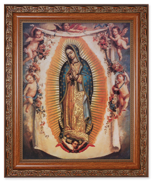 Our Lady of Guadalupe 8x10 Framed Print Under Glass - #161 Frame