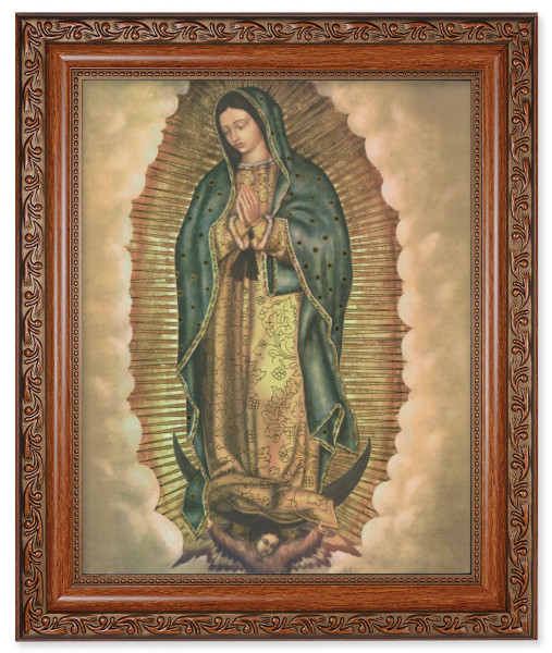 Our Lady of Guadalupe 8x10 Framed Print Under Glass - #161 Frame