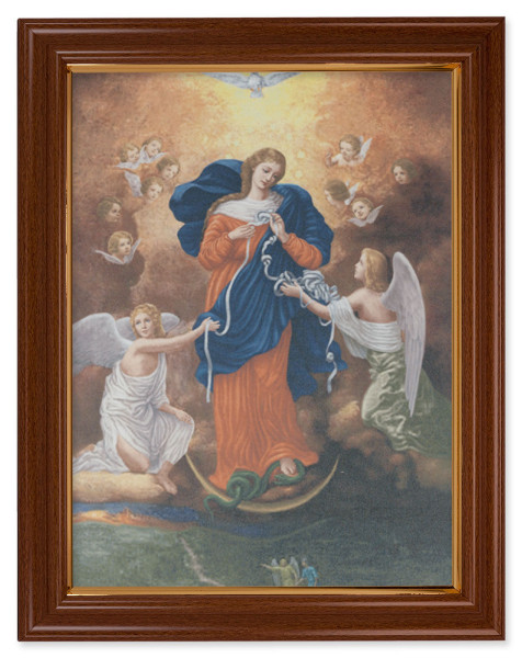 Our Lady Untier of Knots 12x16 Framed Canvas - #134 Frame