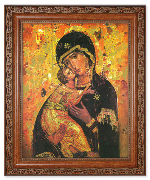 Our Lady of Vladimir 8x10 Framed Print Under Glass - #161 Frame