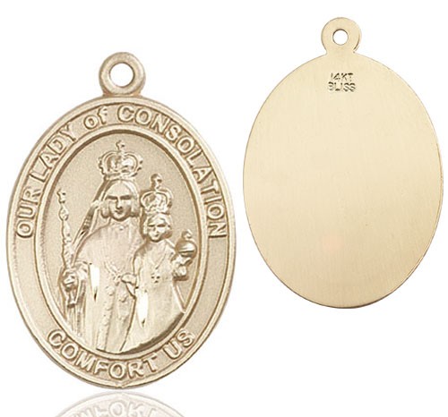 Our Lady of Grace of Consolation Medal - 14K Solid Gold