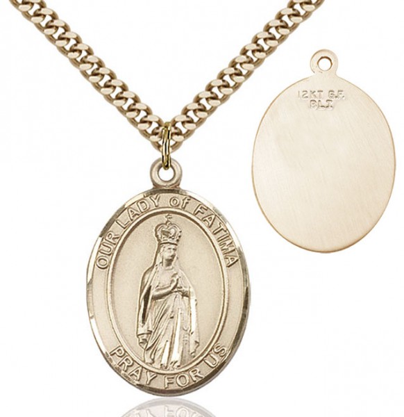 Our Lady of Fatima Medal - 14KT Gold Filled