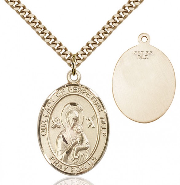 Our Lady of Perpetual Help Medal - 14KT Gold Filled