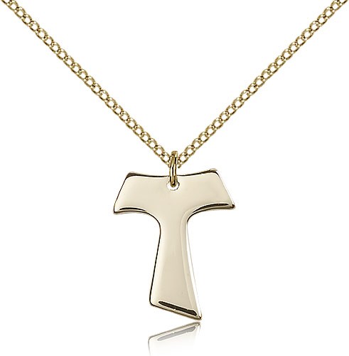 Tau Cross Pendant - 14KT Gold Filled