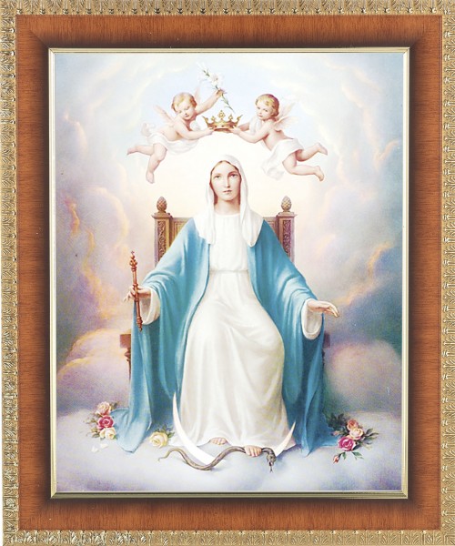 Queen of Heaven 8x10 Framed Print Under Glass - #122 Frame