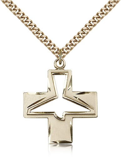 Holy Spirit Medal - 14KT Gold Filled