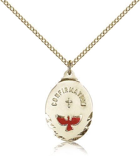 Confirmation Dove Medal - 14KT Gold Filled