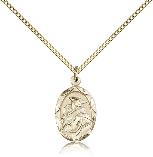 St. Anthony Medal - 14KT Gold Filled
