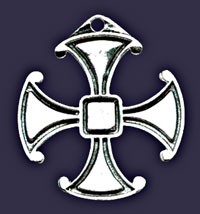 The Canterbury Cross Pendant in Sterling Silver - Silver