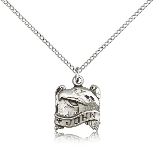 Women's Eagle of St. John the Apostle Medal - Sterling Silver