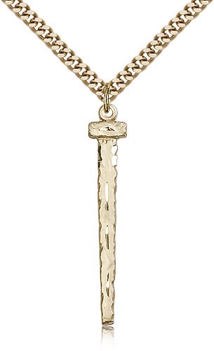 Nail Pendant - 14KT Gold Filled