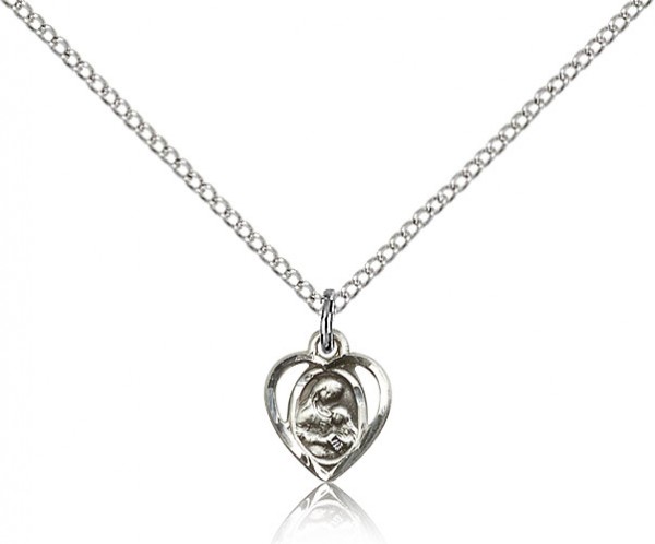 Petite St. Ann Medal - Sterling Silver