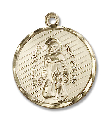 St. Peregrine Medal - 14KT Gold Filled