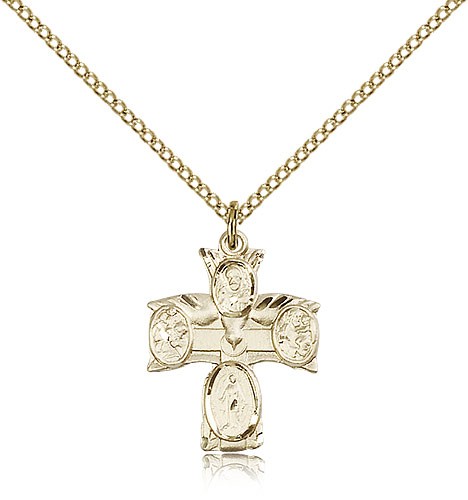 Women's Four-Way Medal - 14KT Gold Filled