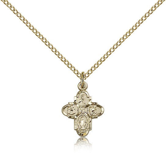 Youth 4-Way Pendant - 14KT Gold Filled