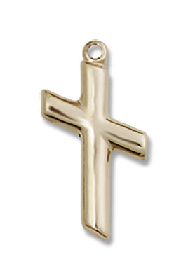 Women's Portate Cross Medal - 14K Solid Gold