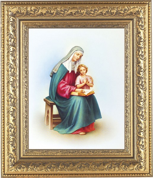 St. Anne and Mary 8x10 Framed Print Under Glass - #115 Frame