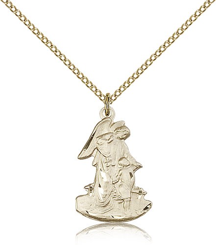 Guardian Angel Medal - 14KT Gold Filled
