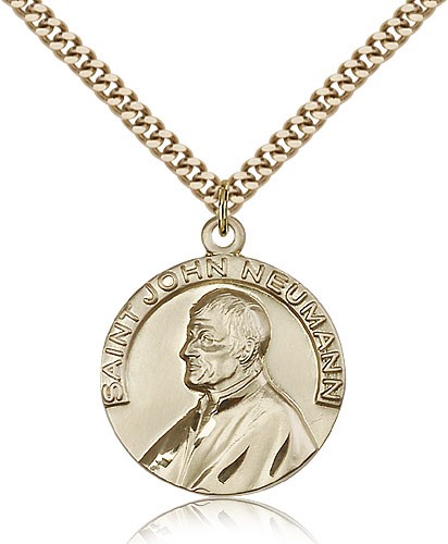 St. John Neumann Medal - 14KT Gold Filled