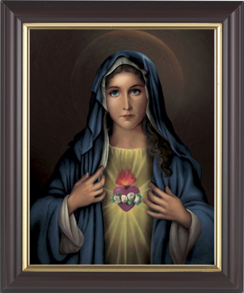 Immaculate Heart of Mary 8x10 Framed Print Under Glass - #133 Frame