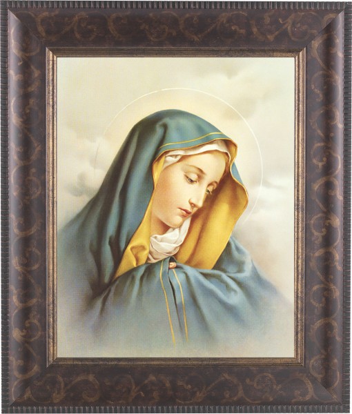 Sorrowful Mary 8x10 Framed Print Under Glass - #124 Frame