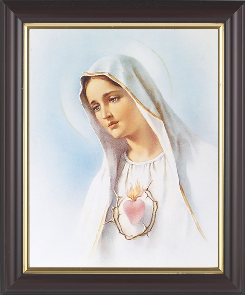 Immaculate Heart of Mary 8x10 Framed Print Under Glass - #133 Frame