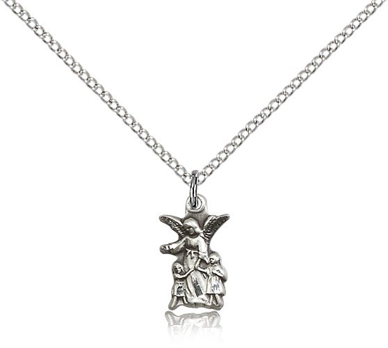 Littlest Angel Pendant - Sterling Silver