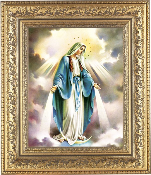 Our Lady of Grace 8x10 Framed Print Under Glass - #115 Frame
