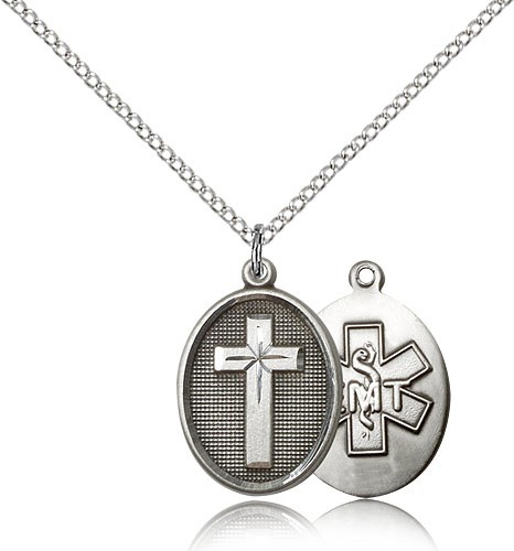 Cross EMT Pendant - Sterling Silver