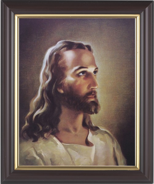 Portrait of Christ 8x10 Framed Print Under Glass - #133 Frame