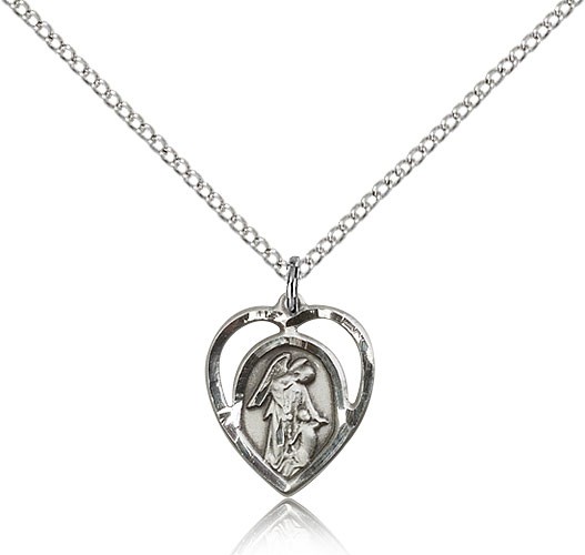 Guardian Angel Pendant - Sterling Silver