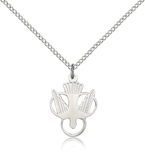 Holy Spirit Unity Medal - Sterling Silver