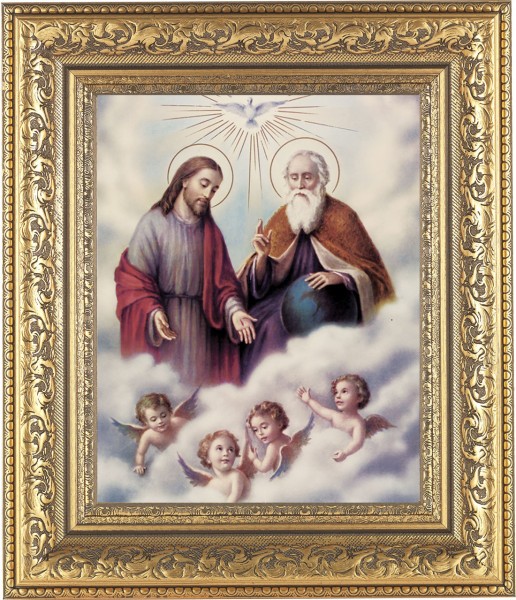 Holy Trinity 8x10 Framed Print Under Glass - #115 Frame