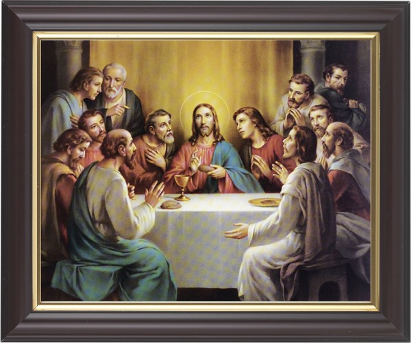 Last Supper 8x10 Framed Print Under Glass - #133 Frame