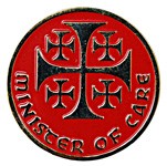 Minister of Care Pin - Red