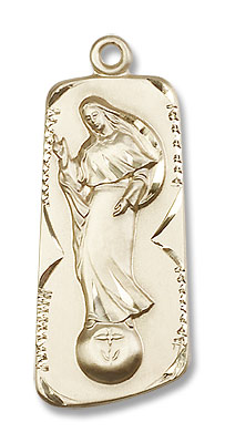 Our Lady of Mental Peace Medal - 14K Solid Gold