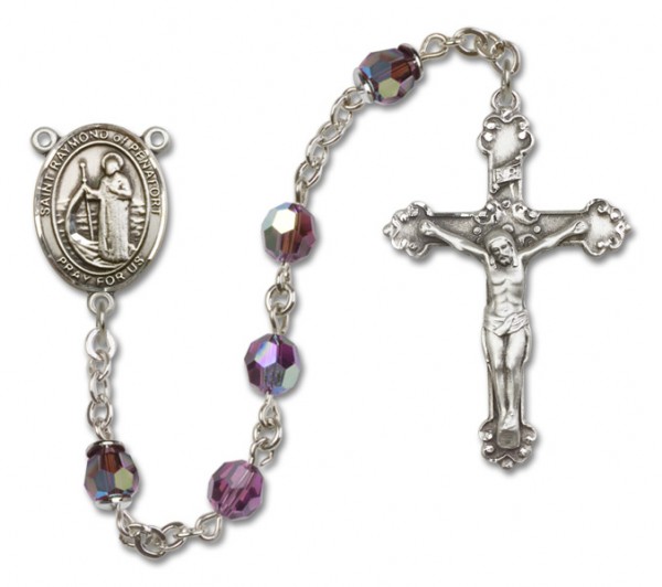 Raymond of Penafort RosaryHeirloom Fancy Crucifix - Amethyst