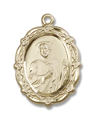 Women's St. Jude Medal - 14K Solid Gold