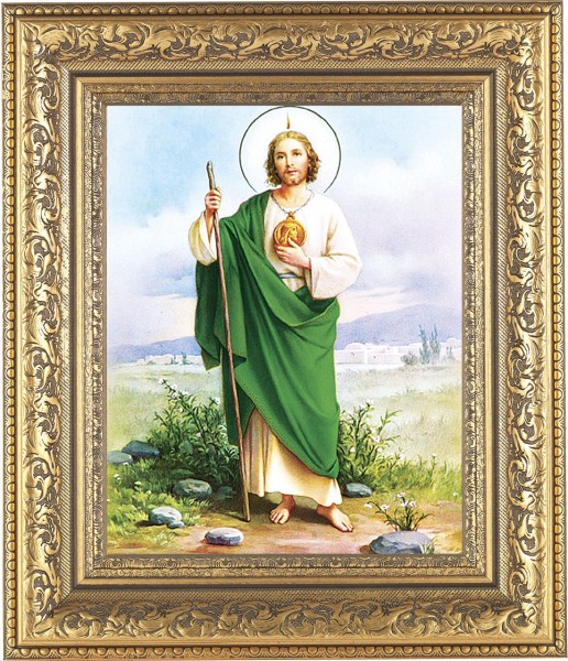 St. Jude 8x10 Framed Print Under Glass - #115 Frame