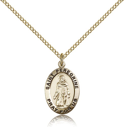 St. Peregrine Medal - 14KT Gold Filled