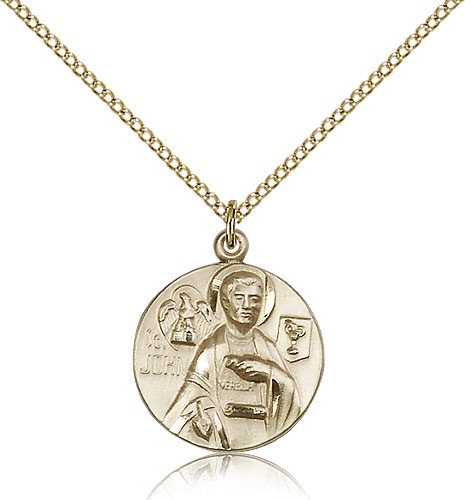 St. John The Apostle Medal - 14KT Gold Filled