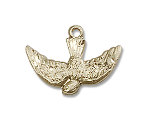 Holy Spirit Medal - 14K Solid Gold