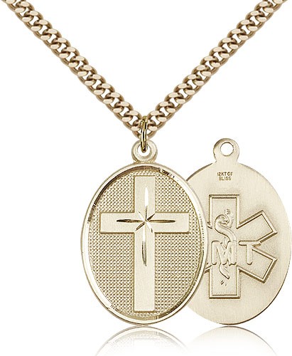 Cross EMT Pendant - 14KT Gold Filled