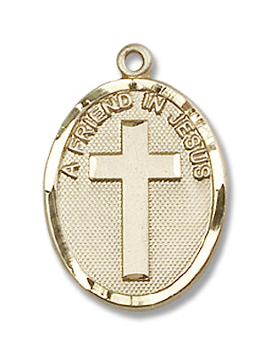 A Friend In Jesus Pendant - 14K Solid Gold