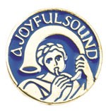A Joyful Sound Lapel Pin - Blue | Gold
