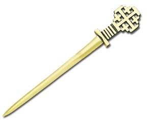Jerusalem Cross Letter Opener - Bronze